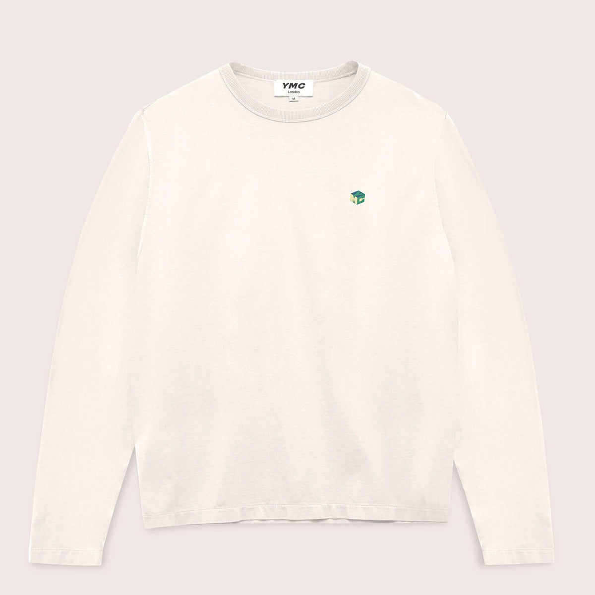 YMC Thurston LS T-Shirt - Ecru