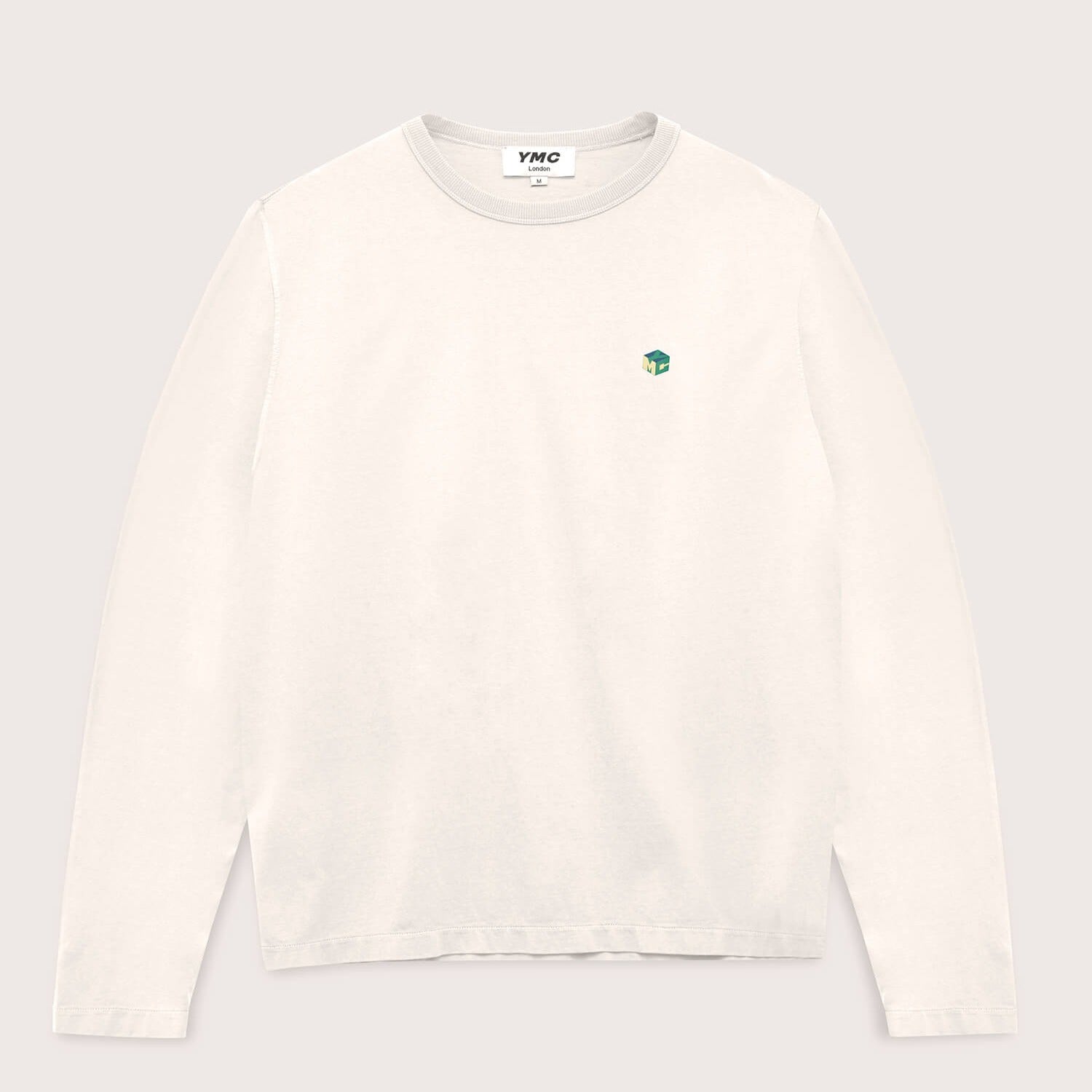 YMC Thurston LS T-Shirt - Ecru