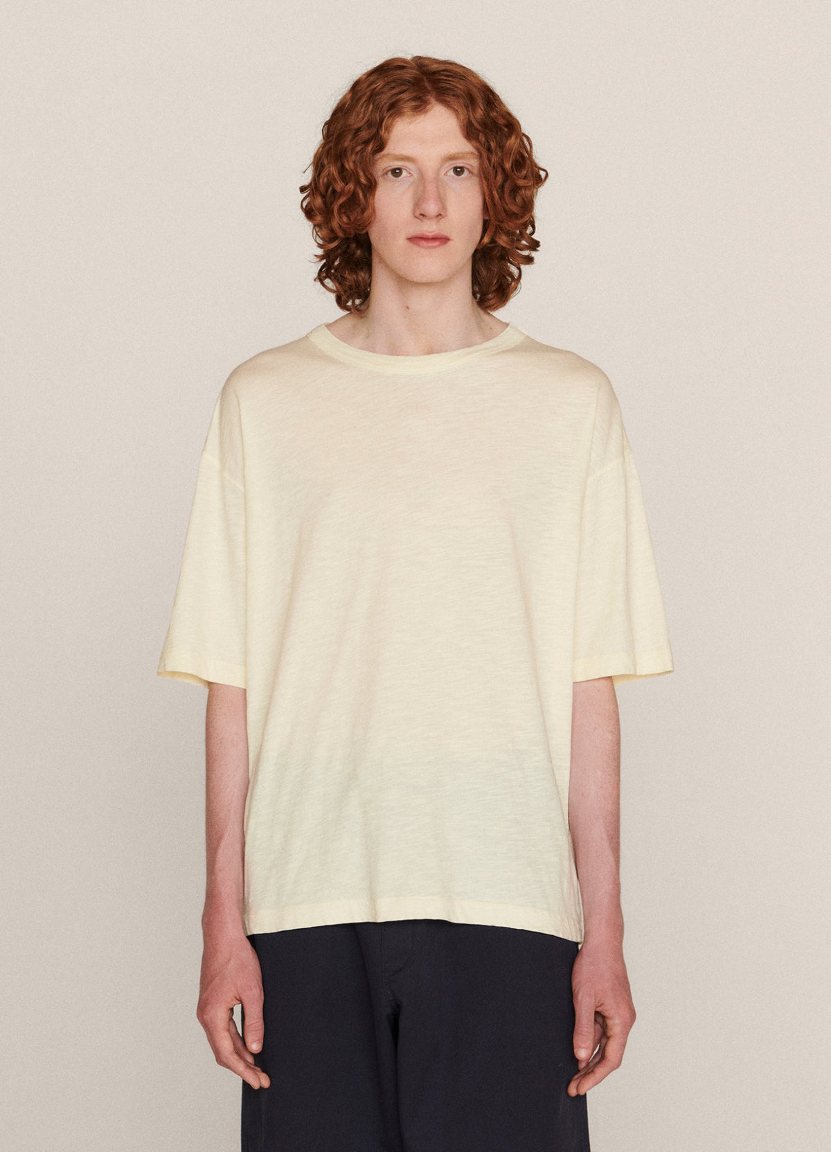 YMC Triple SS T-Shirt - Ecru