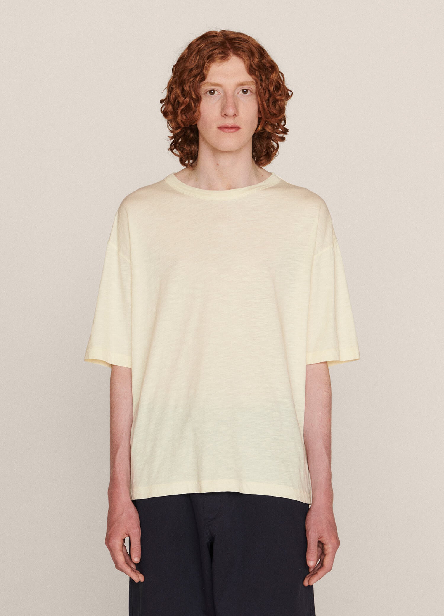 YMC Triple SS T-Shirt - Ecru
