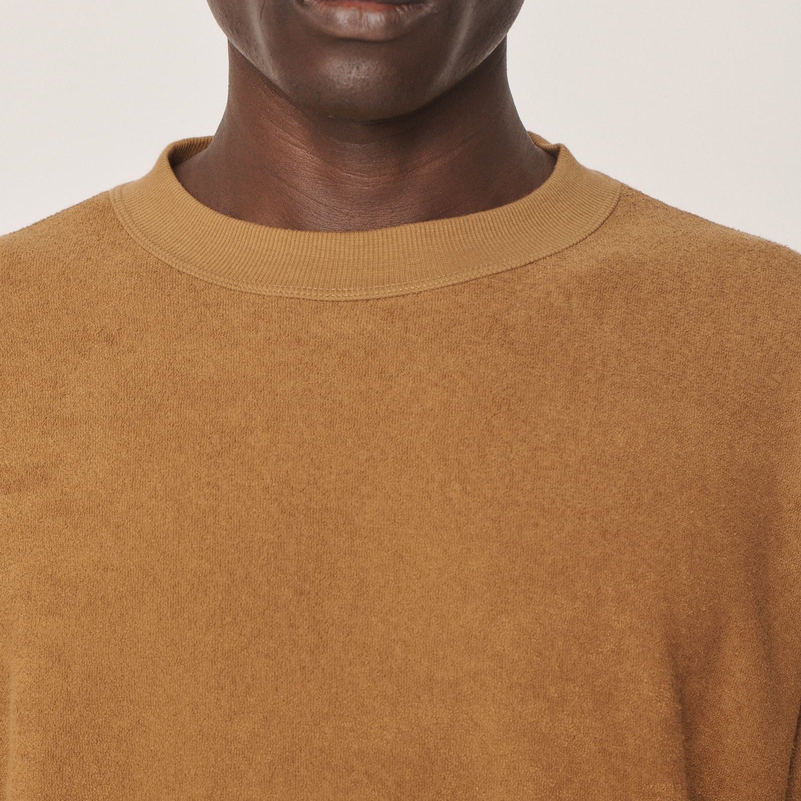Ymc Triple Cotton Terry Sweat - Brown