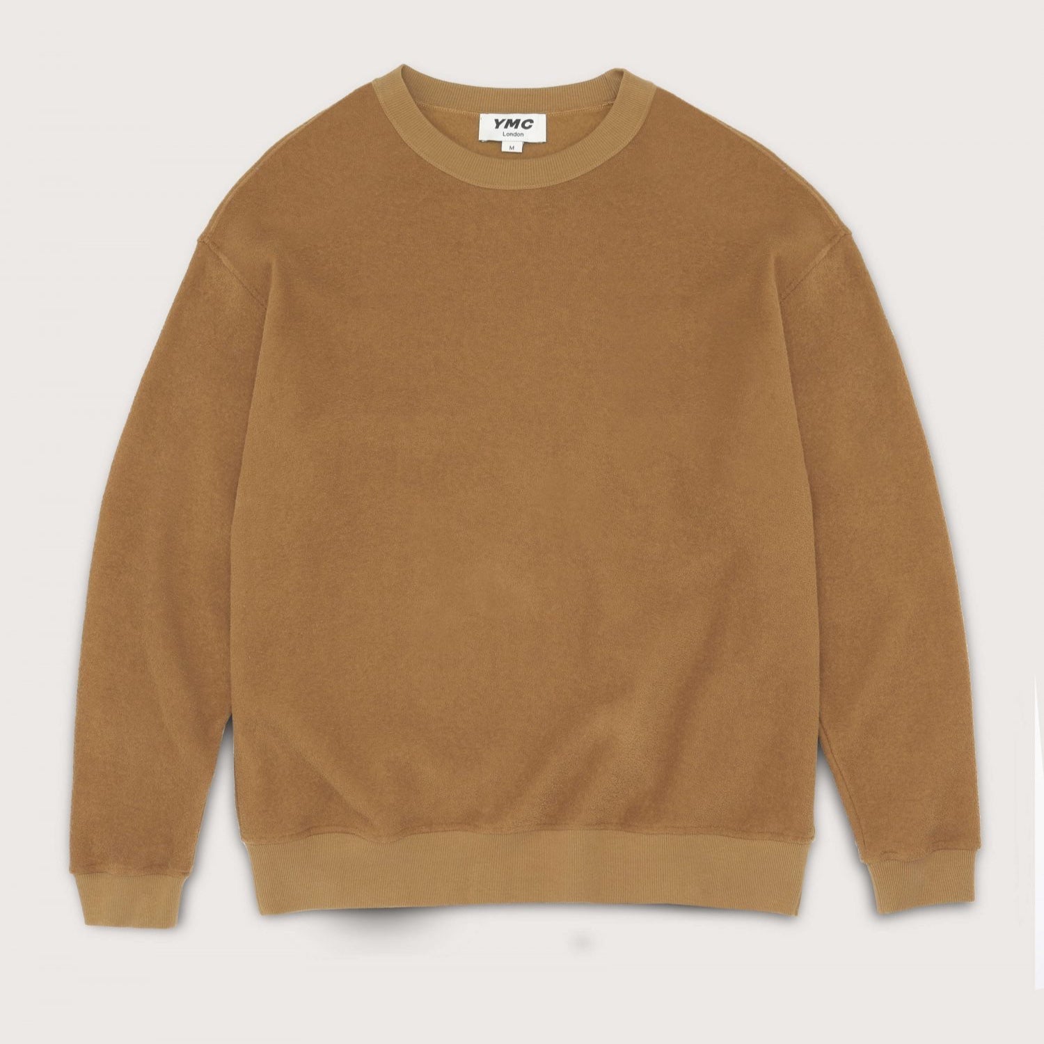 Ymc Triple Cotton Terry Sweat - Brown