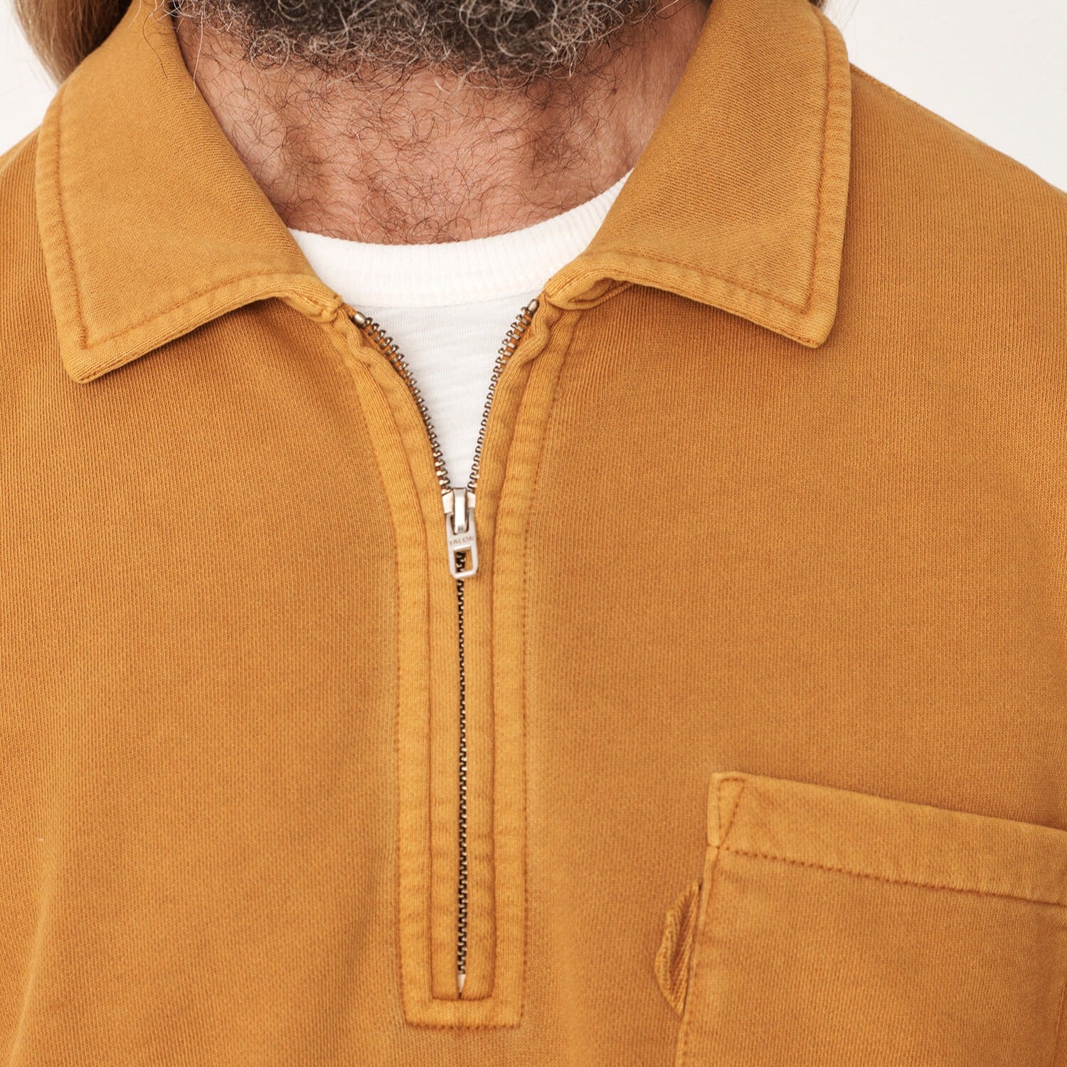 YMC Sugden Zip Sweat - Yellow