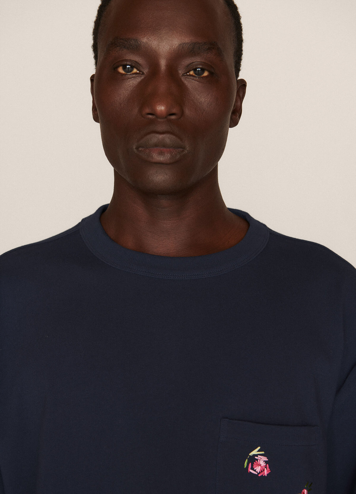 YMC Triple LS T-Shirt - Navy
