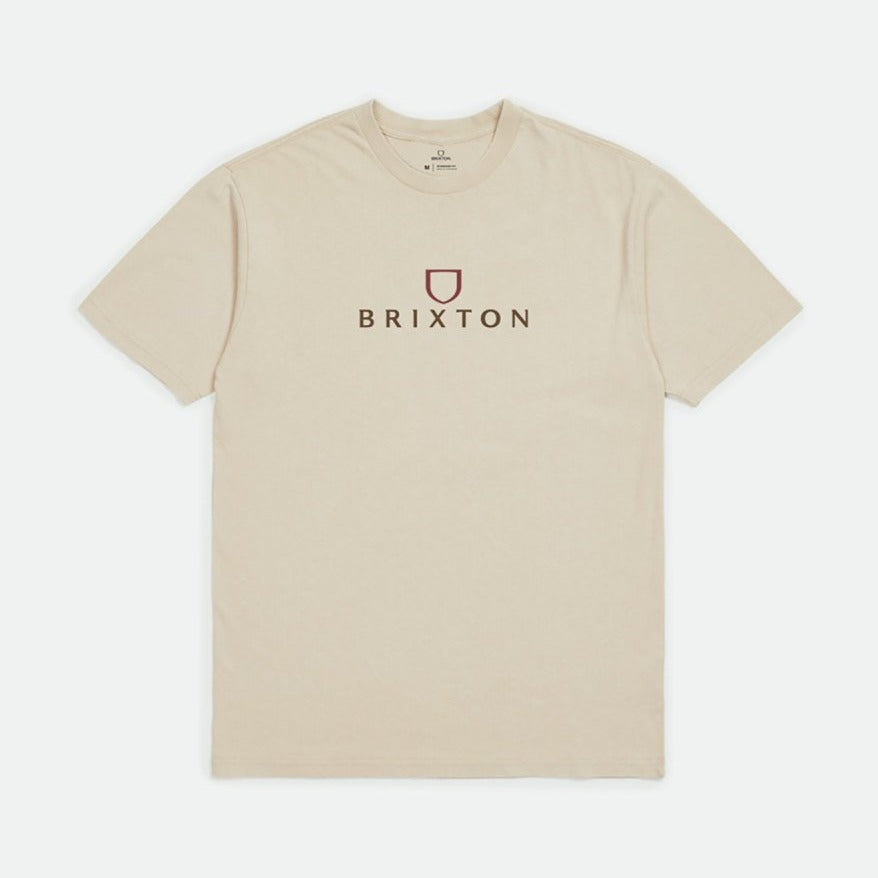 Brixton Alpha Thread T-Shirt - Cream