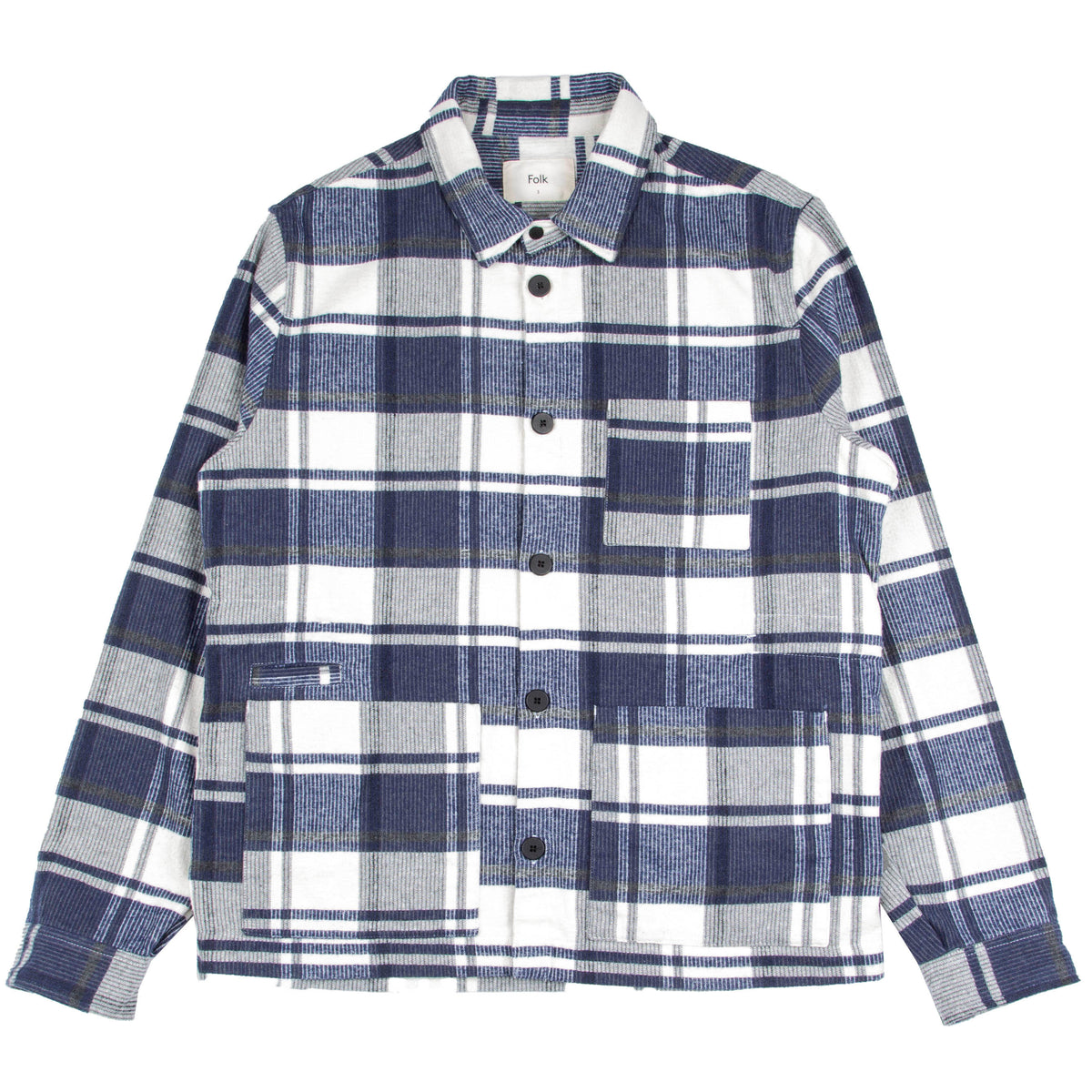 Folk Assembly Jacket - Navy Blanket Check