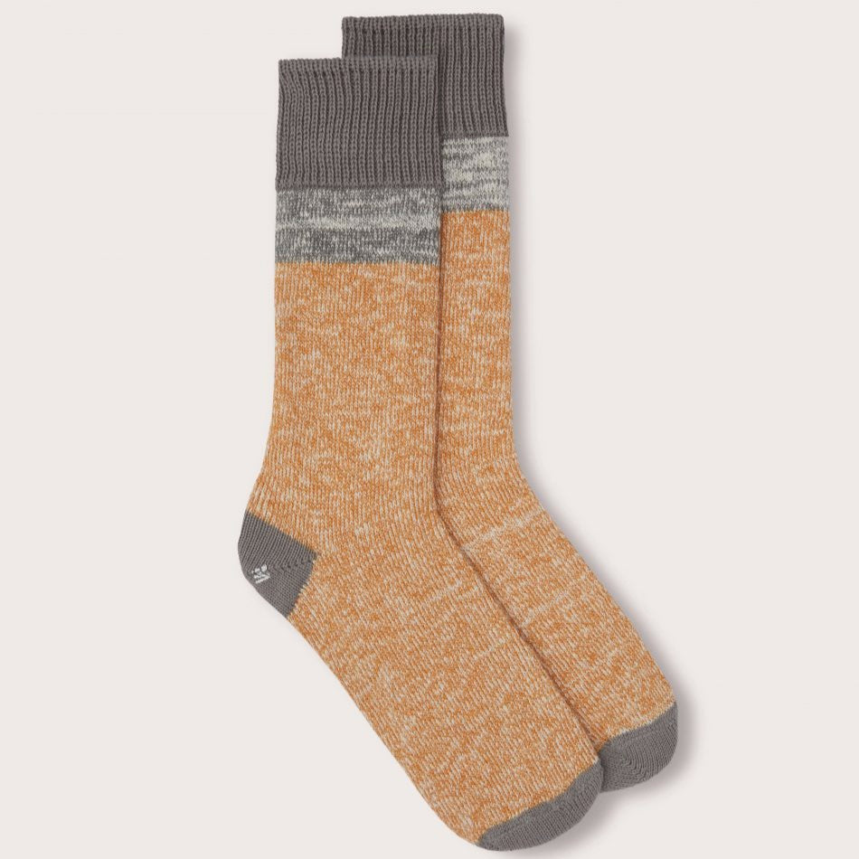 Ymc Slub Cotton Socks - Yellow
