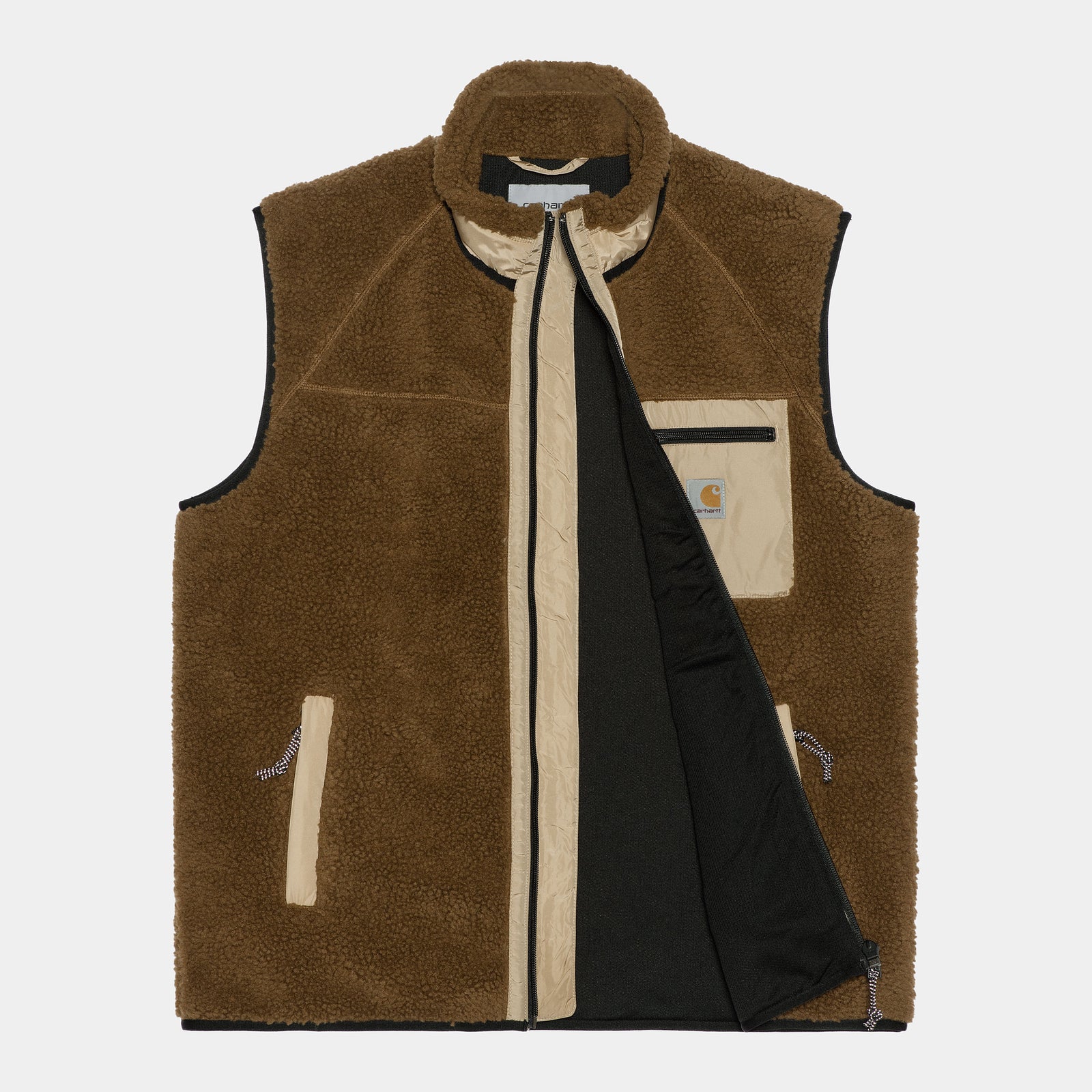Carhartt WIP Prentis Vest Liner - Tawny / Leather