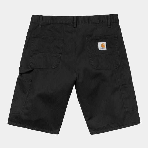 Buy the Carhartt WIP Ruck Single Knee Short - Black | Jingo Clothing