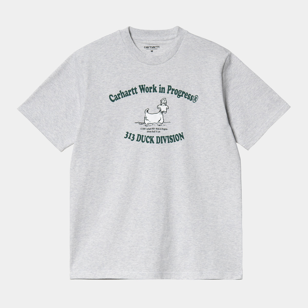 Carhartt WIP 313 Duckdivision T-Shirt - Ash Heather