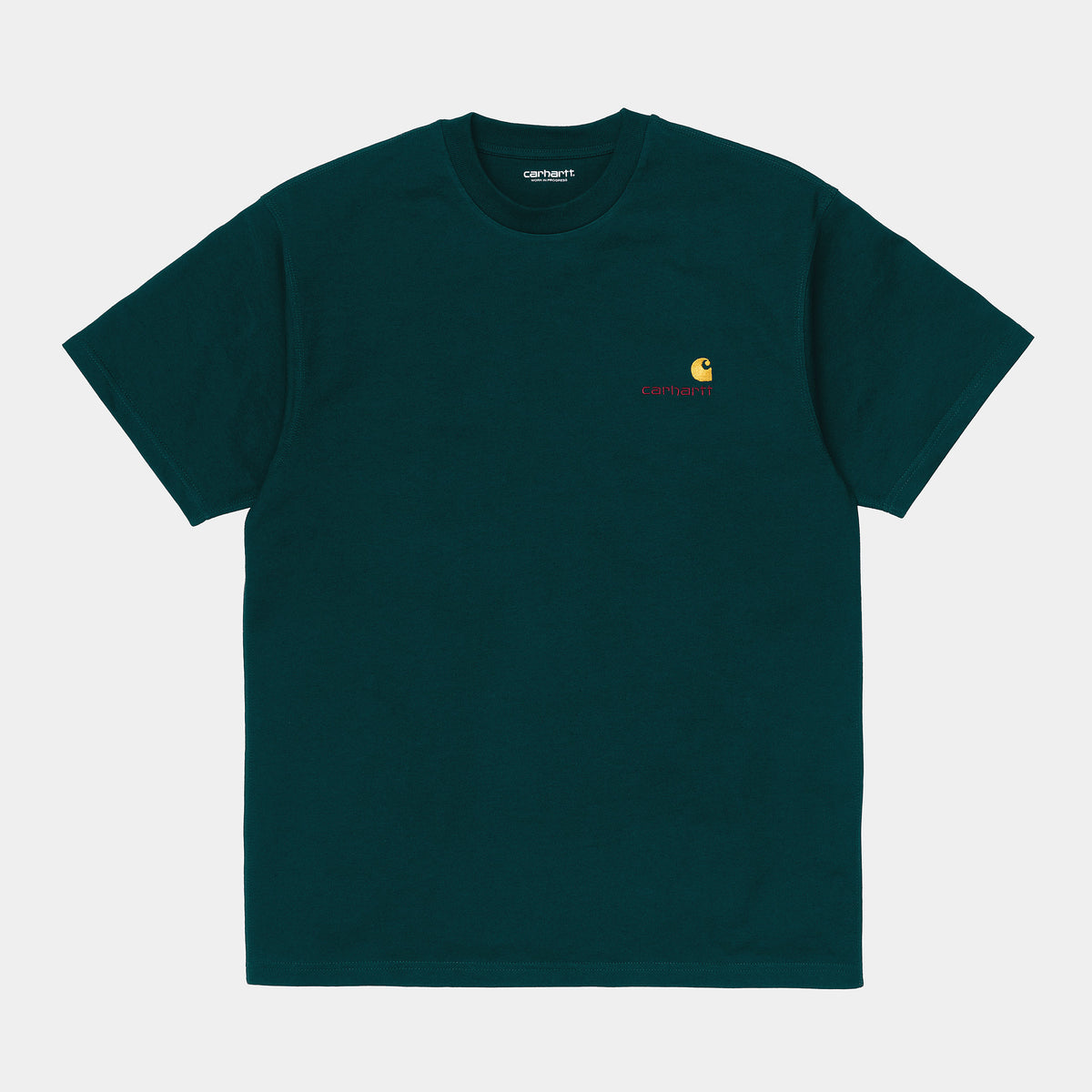Carhartt Wip American Script T-Shirt - Deep Lagoon