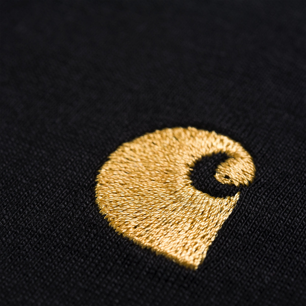 Carhartt WIP Chase T-Shirt - Black / Gold