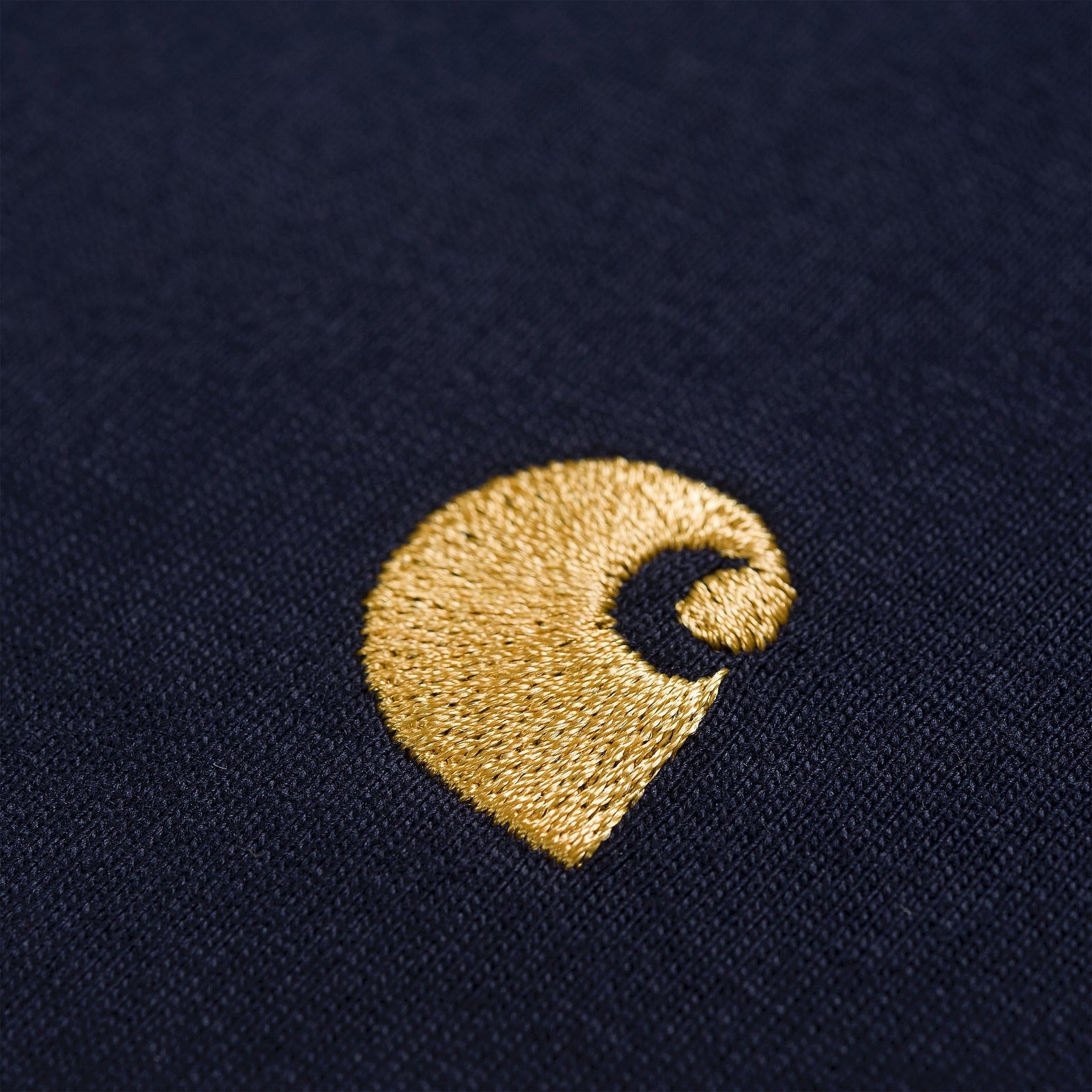 Carhartt WIP Chase T-Shirt - Dark Navy / Gold