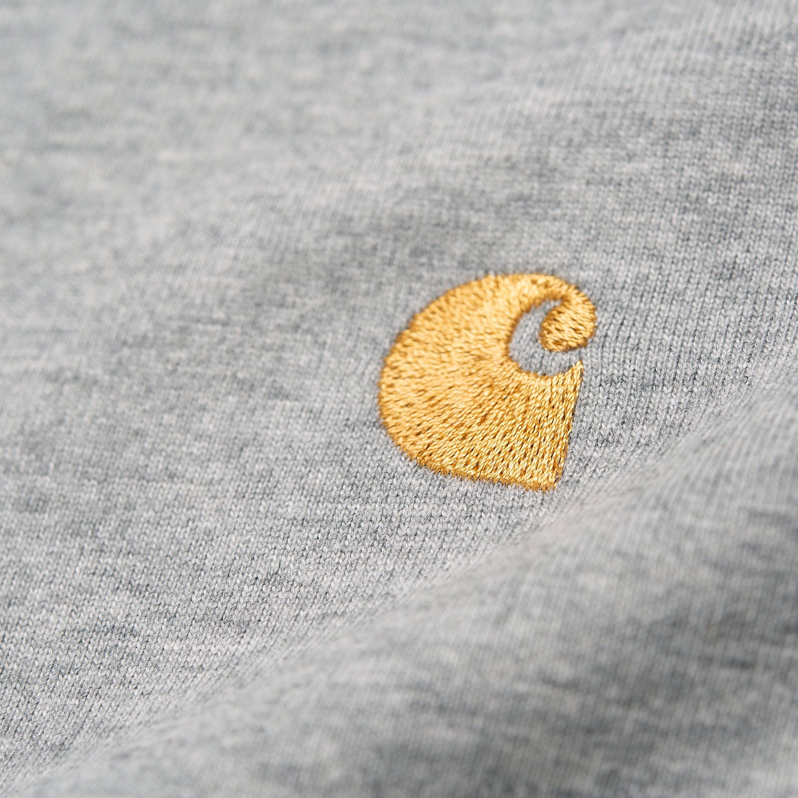 Carhartt WIP Chase T-Shirt - Grey Heather / Gold