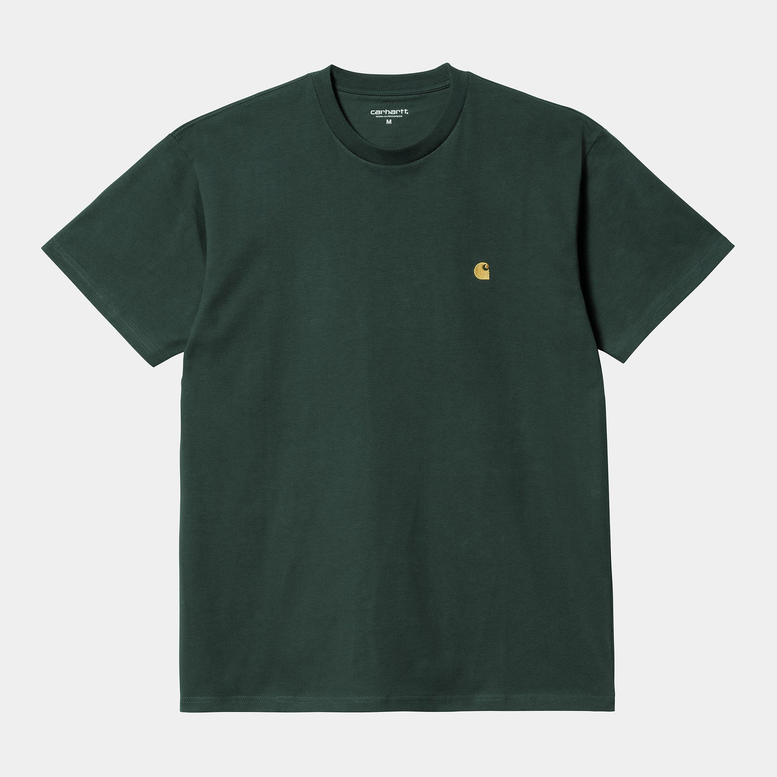 Carhartt WIP Chase T-Shirt - Juniper / Gold