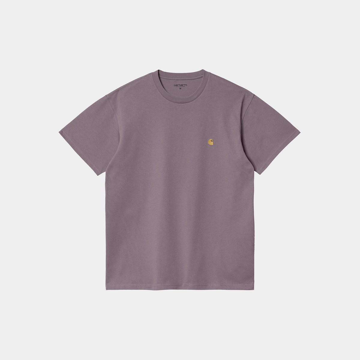 Carhartt WIP Chase T-Shirt - Misty Thistle / Gold