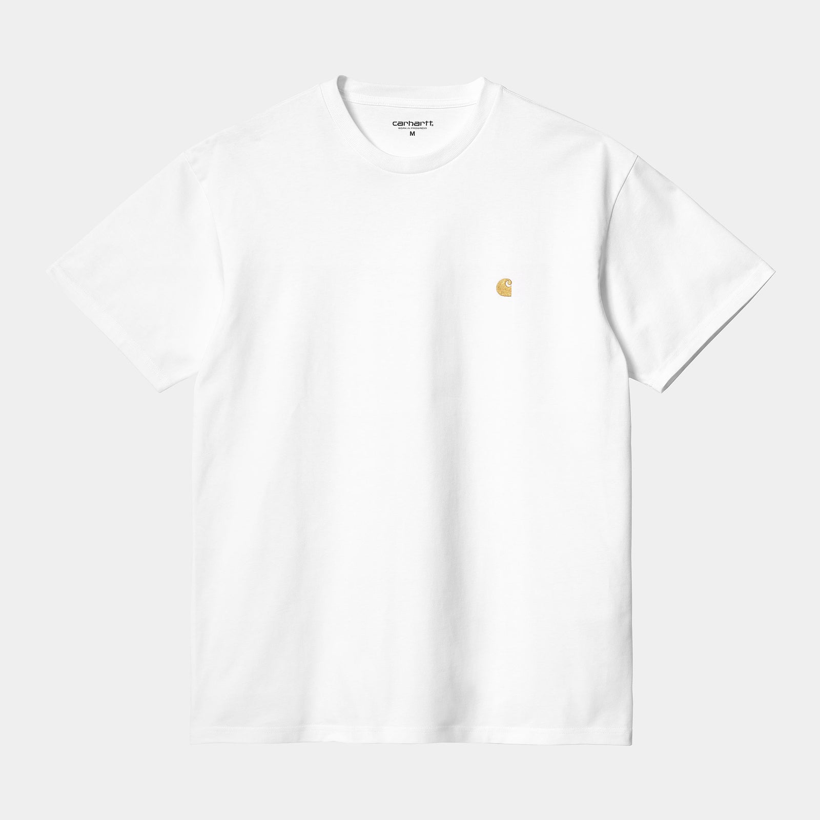 Carhartt WIP Chase T-Shirt - White / Gold