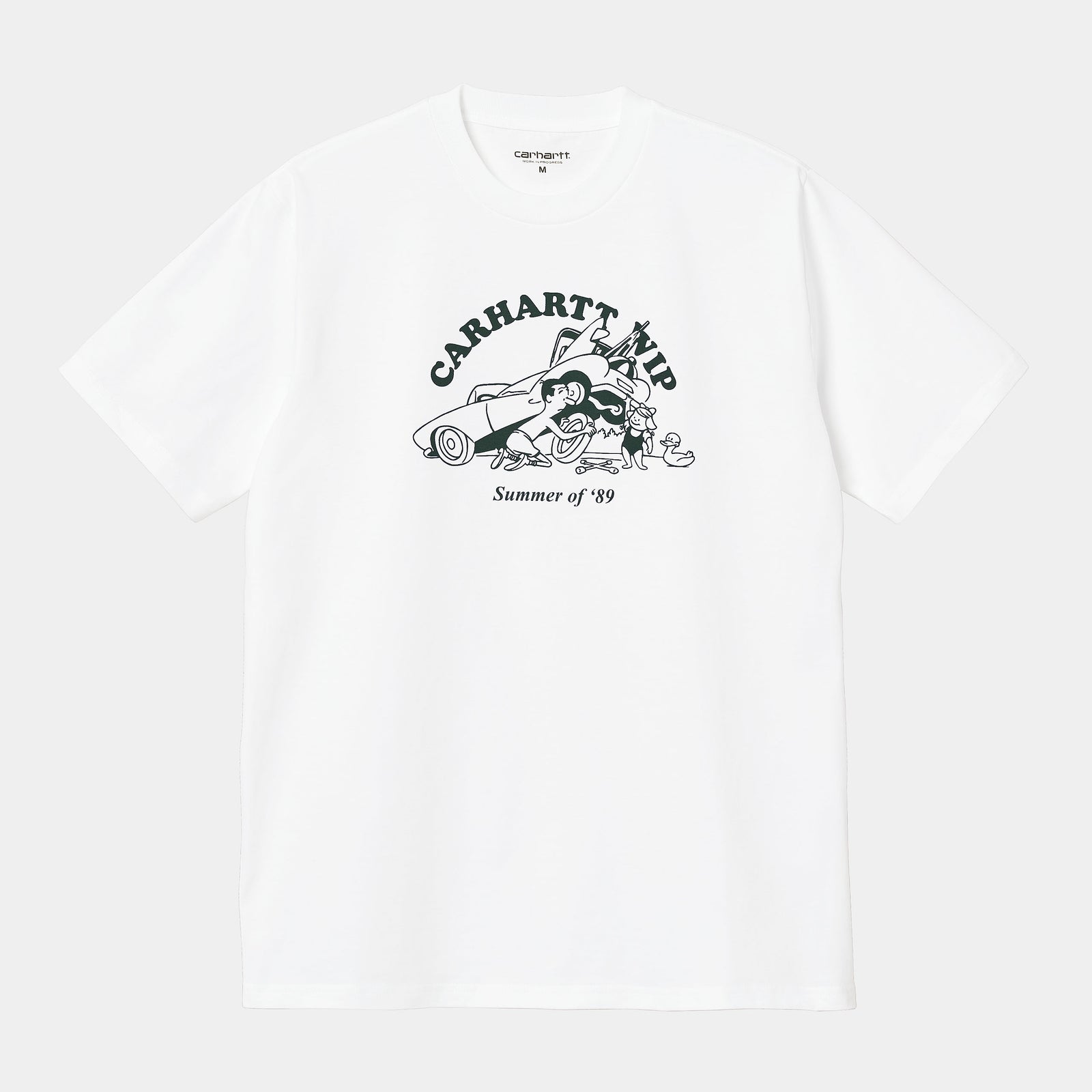 Carhartt WIP Flat Tire T-Shirt - White / Teehouse