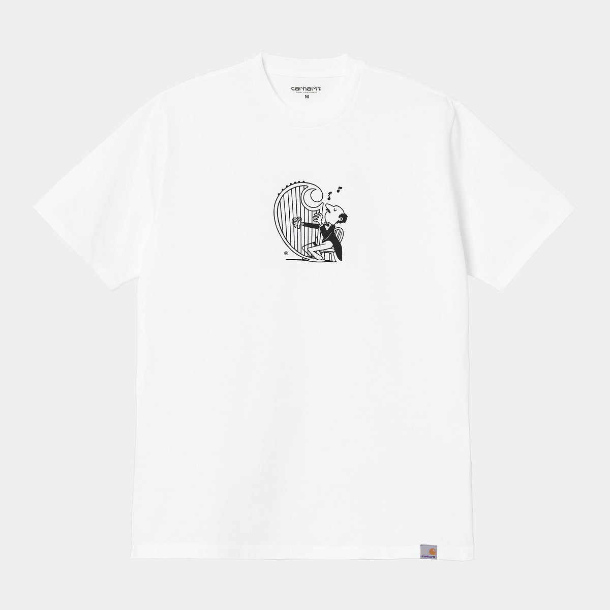 Carhartt WIP Harp T-Shirt - White / Black