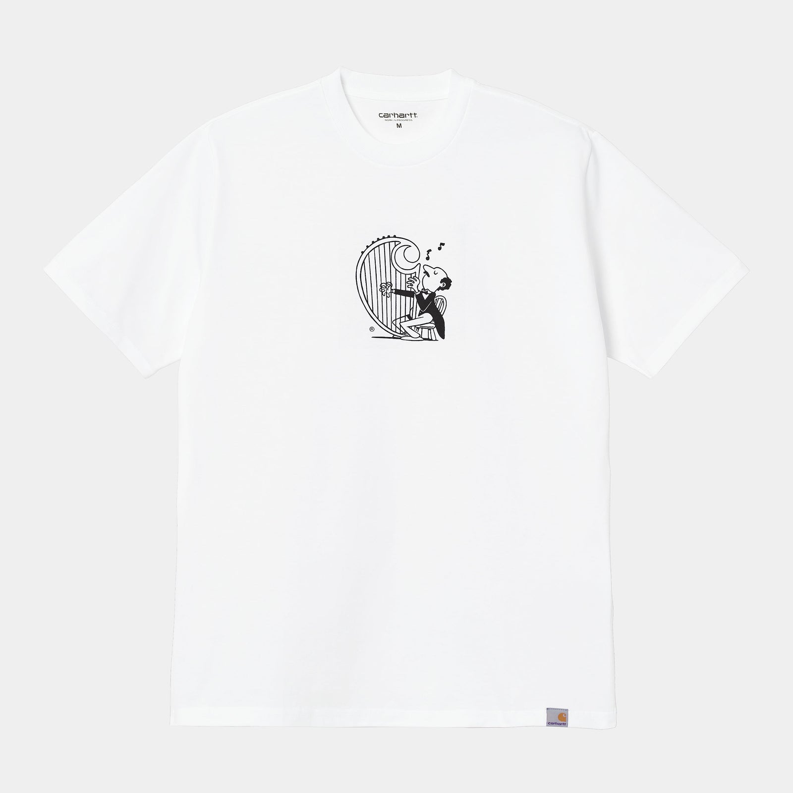 Carhartt WIP Harp T-Shirt - White / Black