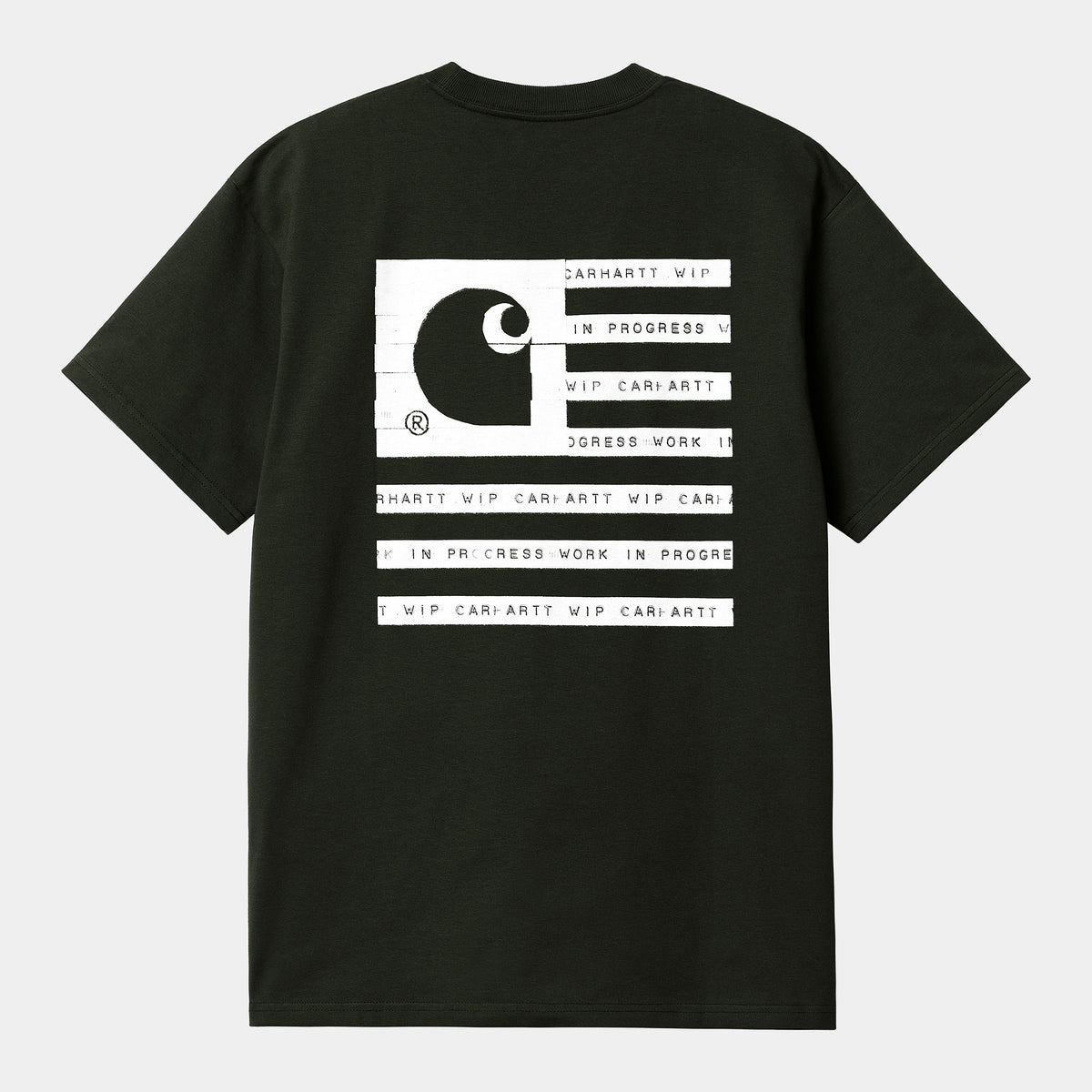 Carhartt Label State Flag T-Shirt - Dark Cedar