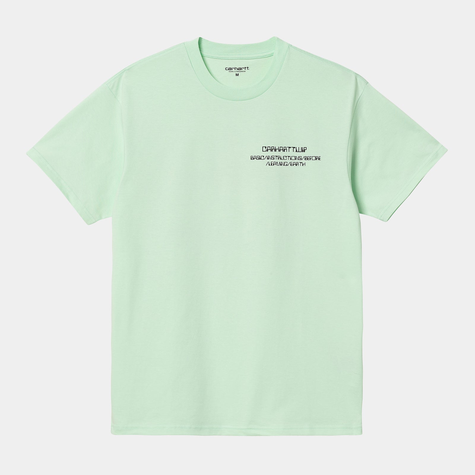 Carhartt WIP Leaving Earth T-Shirt - Pale Spearmint / Black