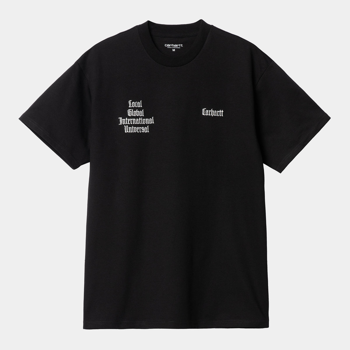 Carhartt WIP Letterman T-Shirt - Black / Wax