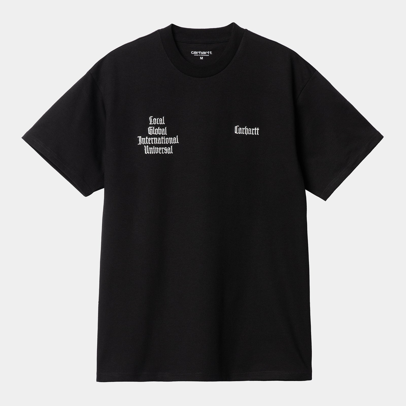 Carhartt WIP Letterman T-Shirt - Black / Wax