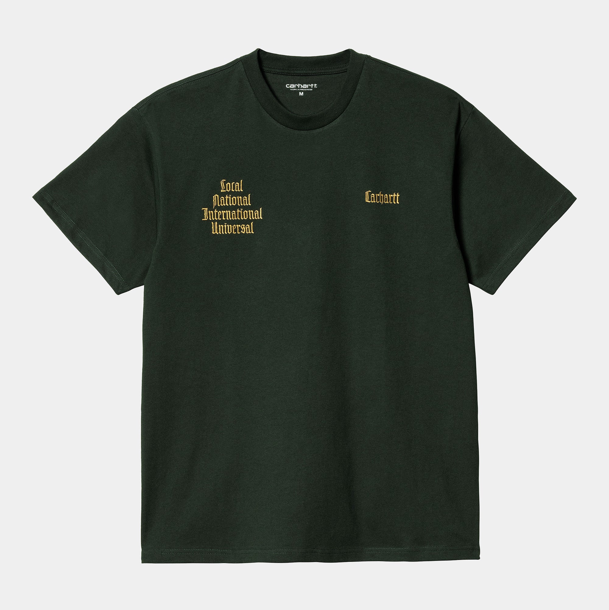 Carhartt WIP Letterman T-Shrit  -Dark Cedar / Ochre