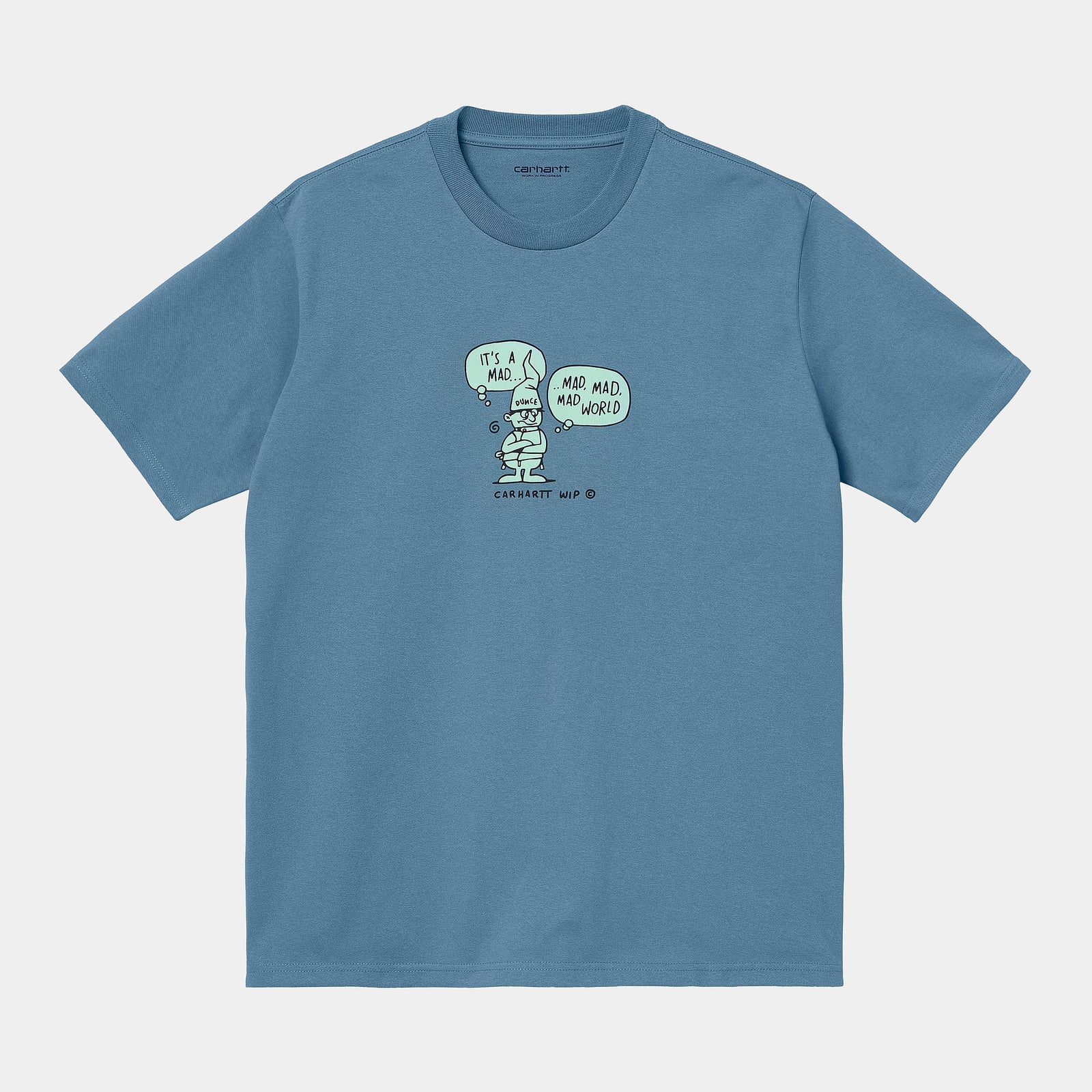 Carhartt WIP Mad World T-Shirt - Icy Water