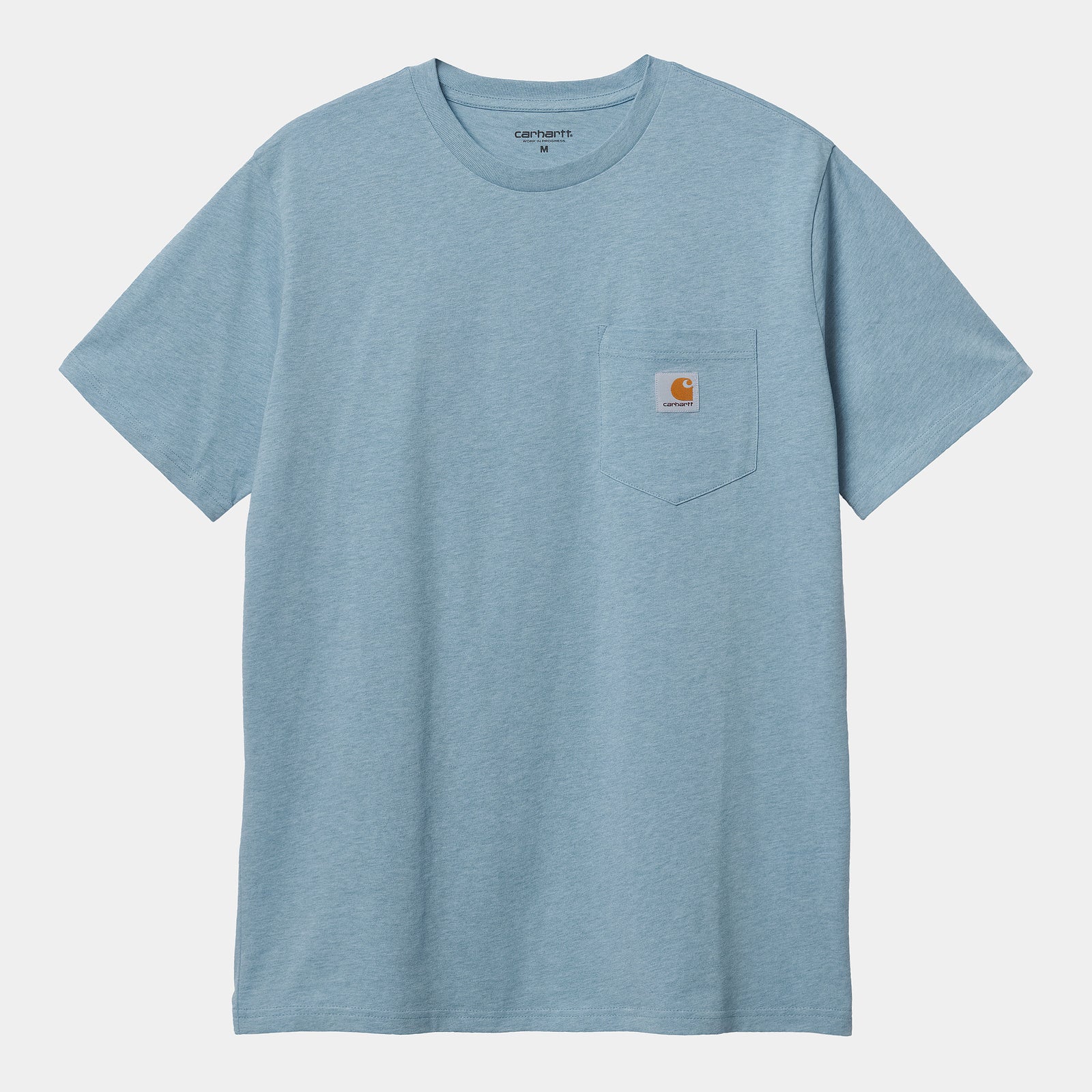 Carhartt WIP Pocket T-Shirt - Frosted Blue Heather
