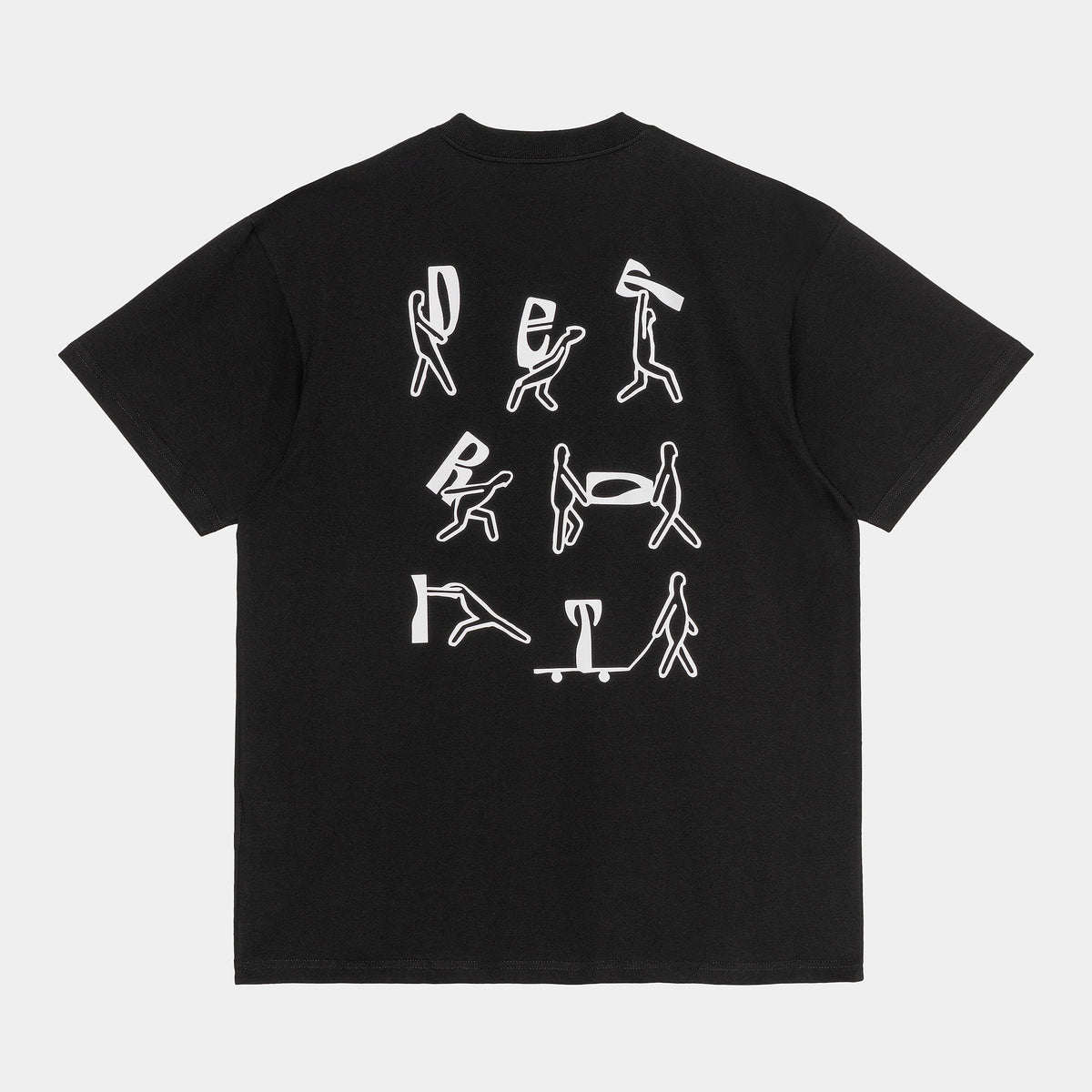 Carhartt WIP Removals T-Shirt - Black / White
