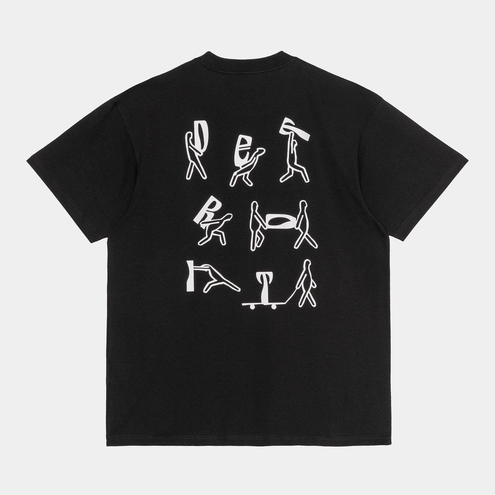 Carhartt WIP Removals T-Shirt - Black / White
