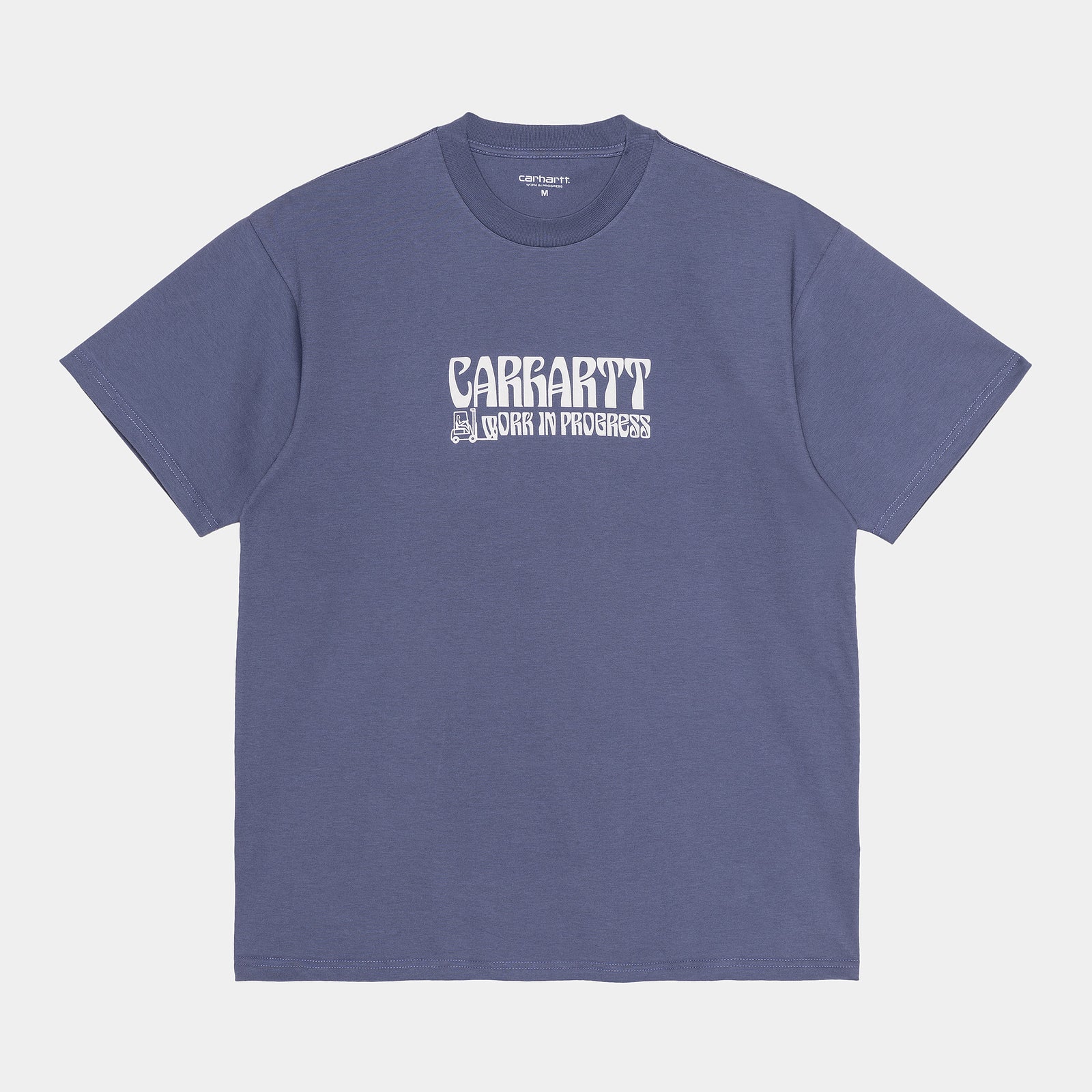 Carhartt WIP Removals T-Shirt - Cold Viola / White