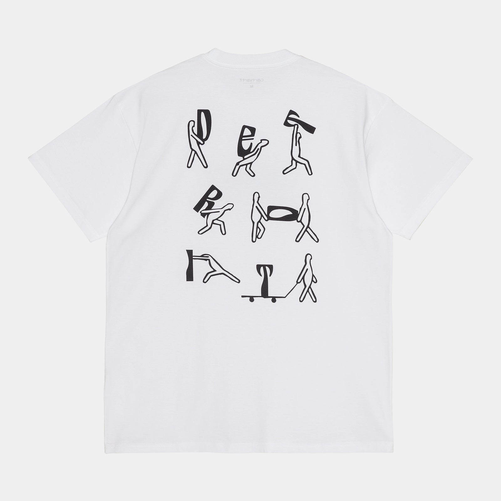 Carhartt WIP Removals T-Shirt - White / Black