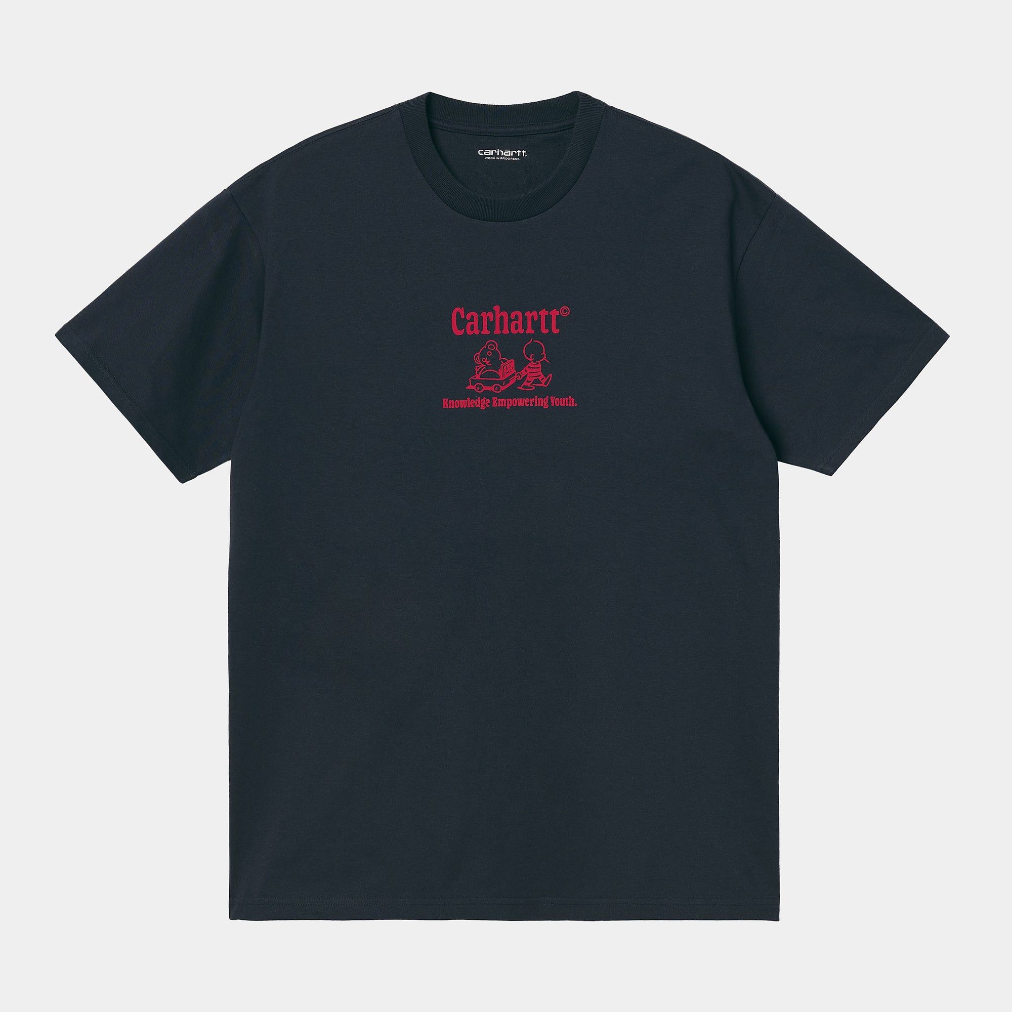 Carhartt WIP Schools Out T-Shirt - Dark Navy / Cornel