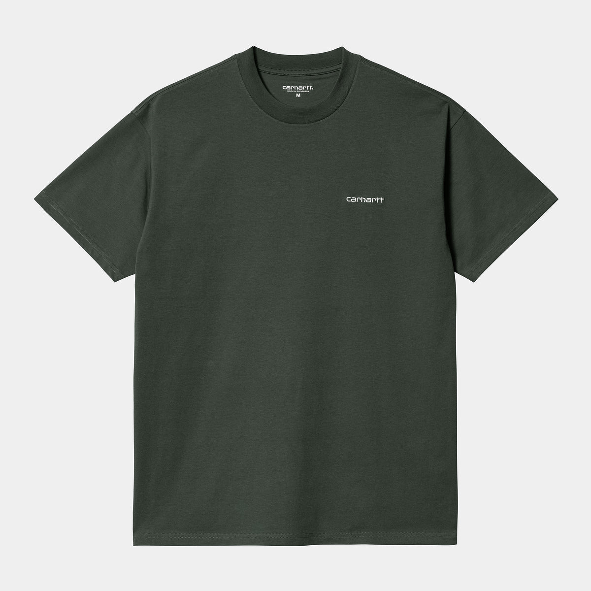 Carhartt WIP Script Embroidery Tee - Boxwood / White