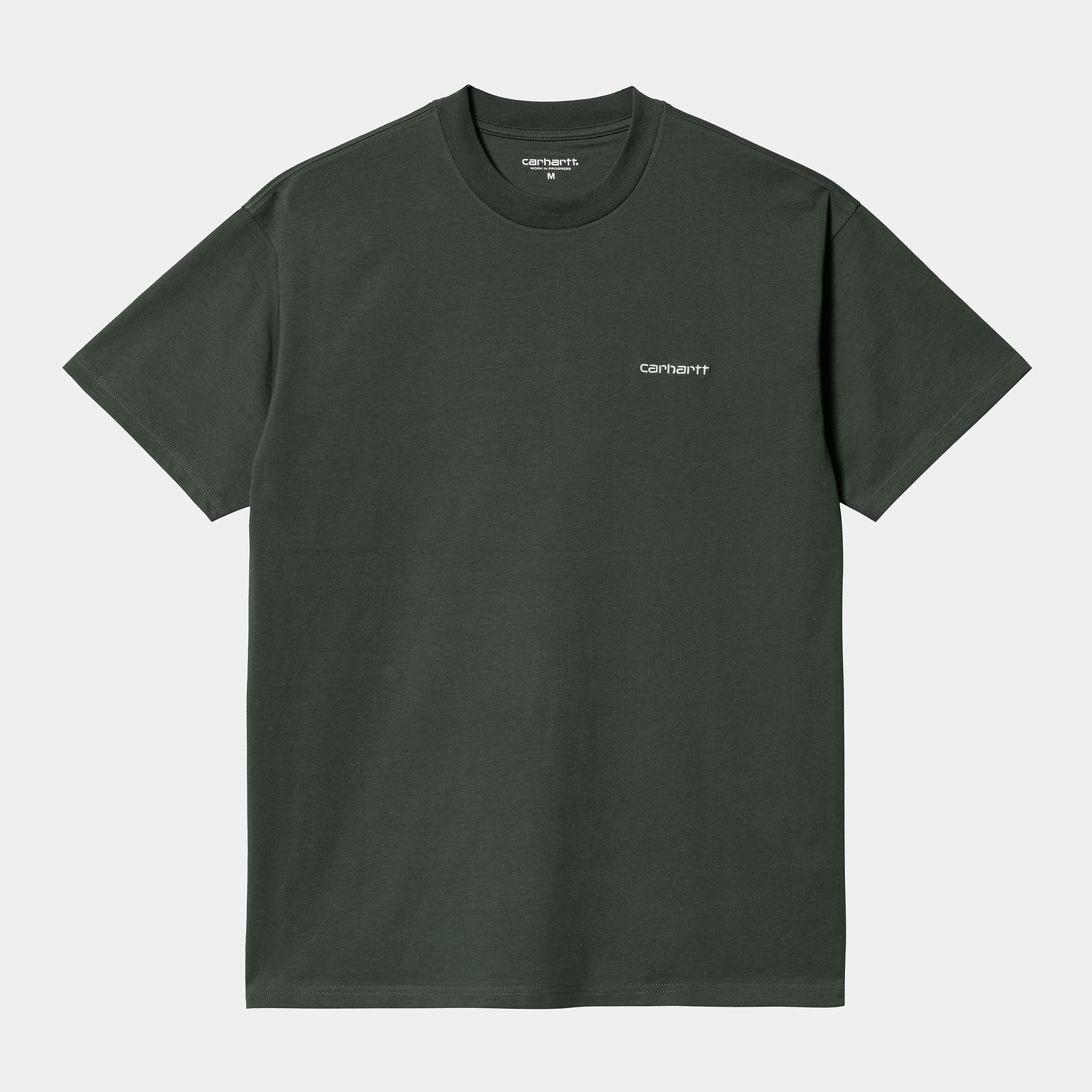 Carhartt WIP Script Embroidery Tee - Boxwood / White