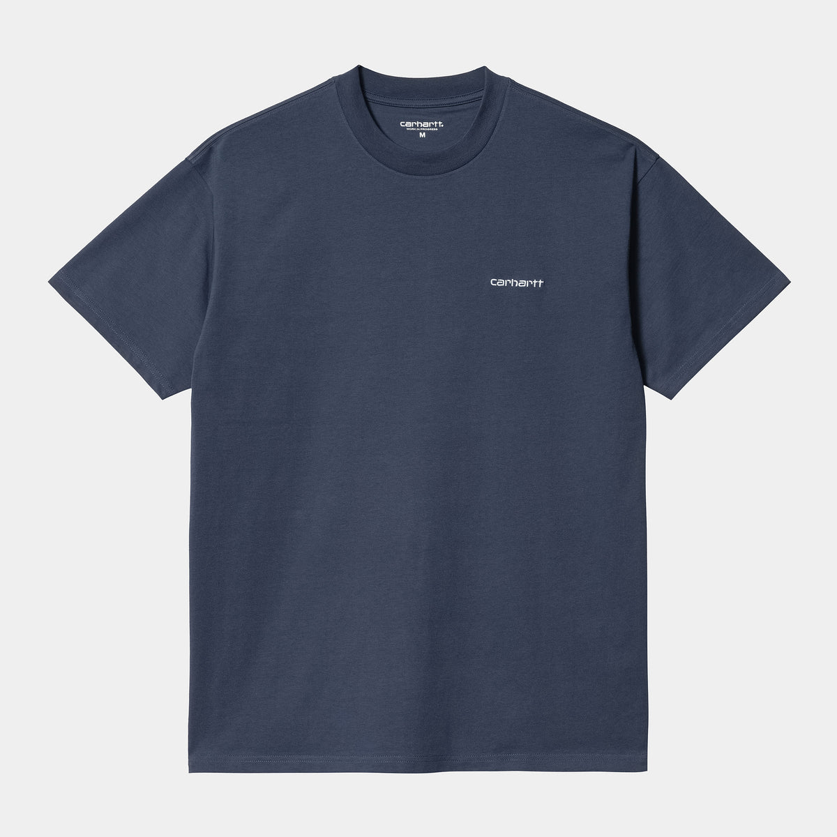 Carhartt WIP Script Embroidery Tee - Enzian / White