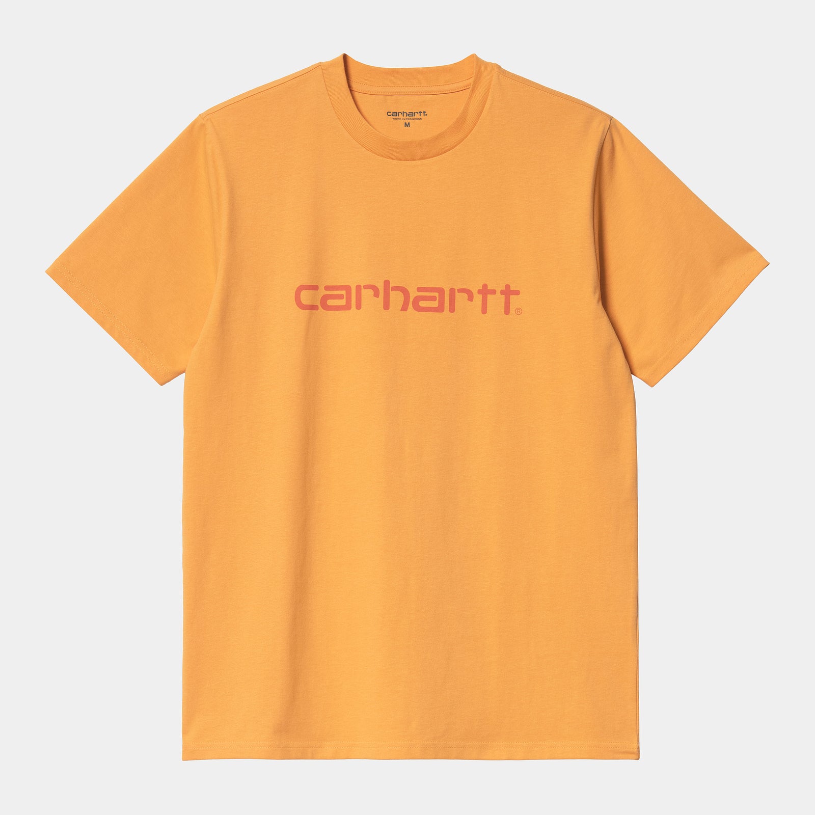 Carhartt WIP Script T-Shirt - Pale Orange / Elba