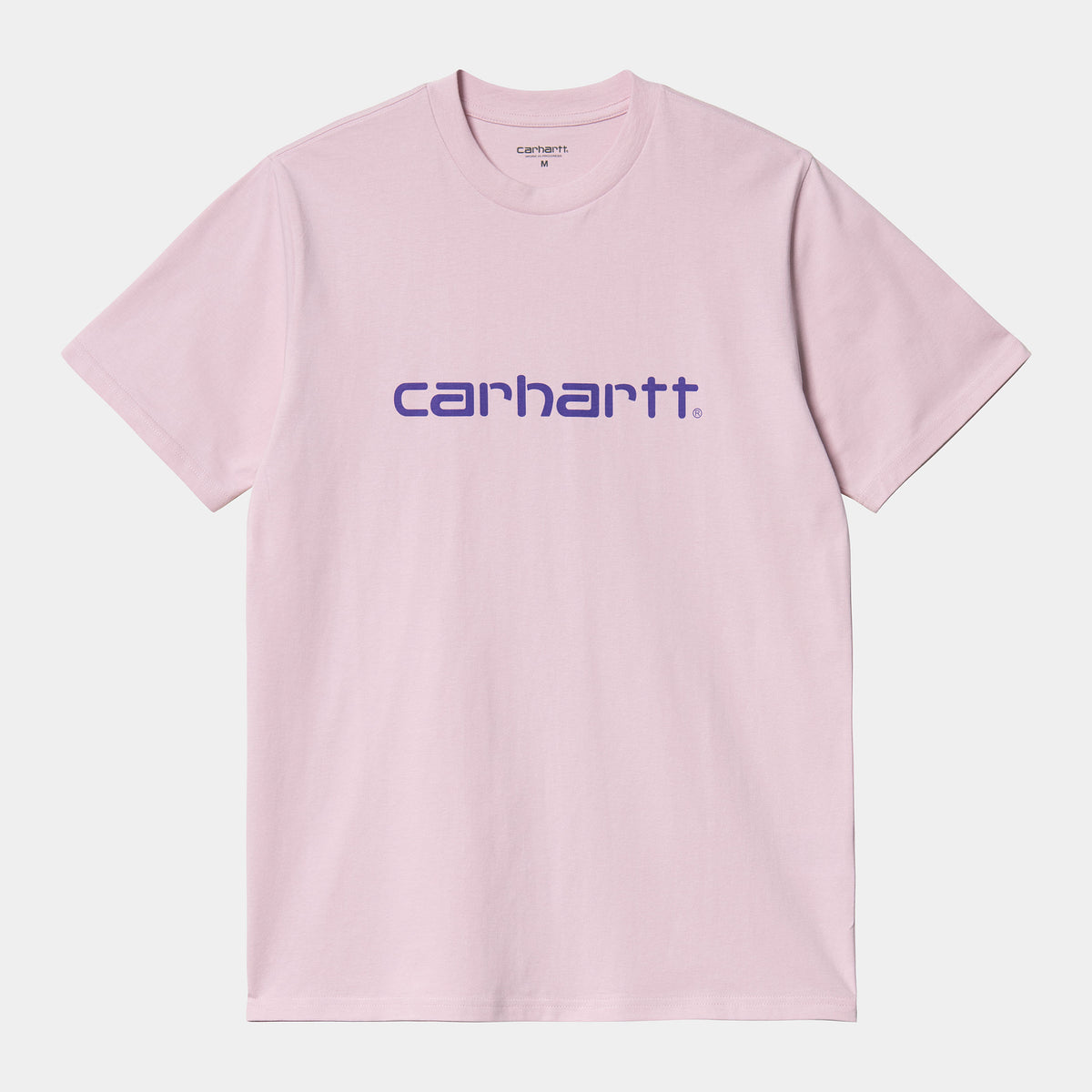 Carhartt WIP Script T-Shirt - Pale Quartz / Razzmic