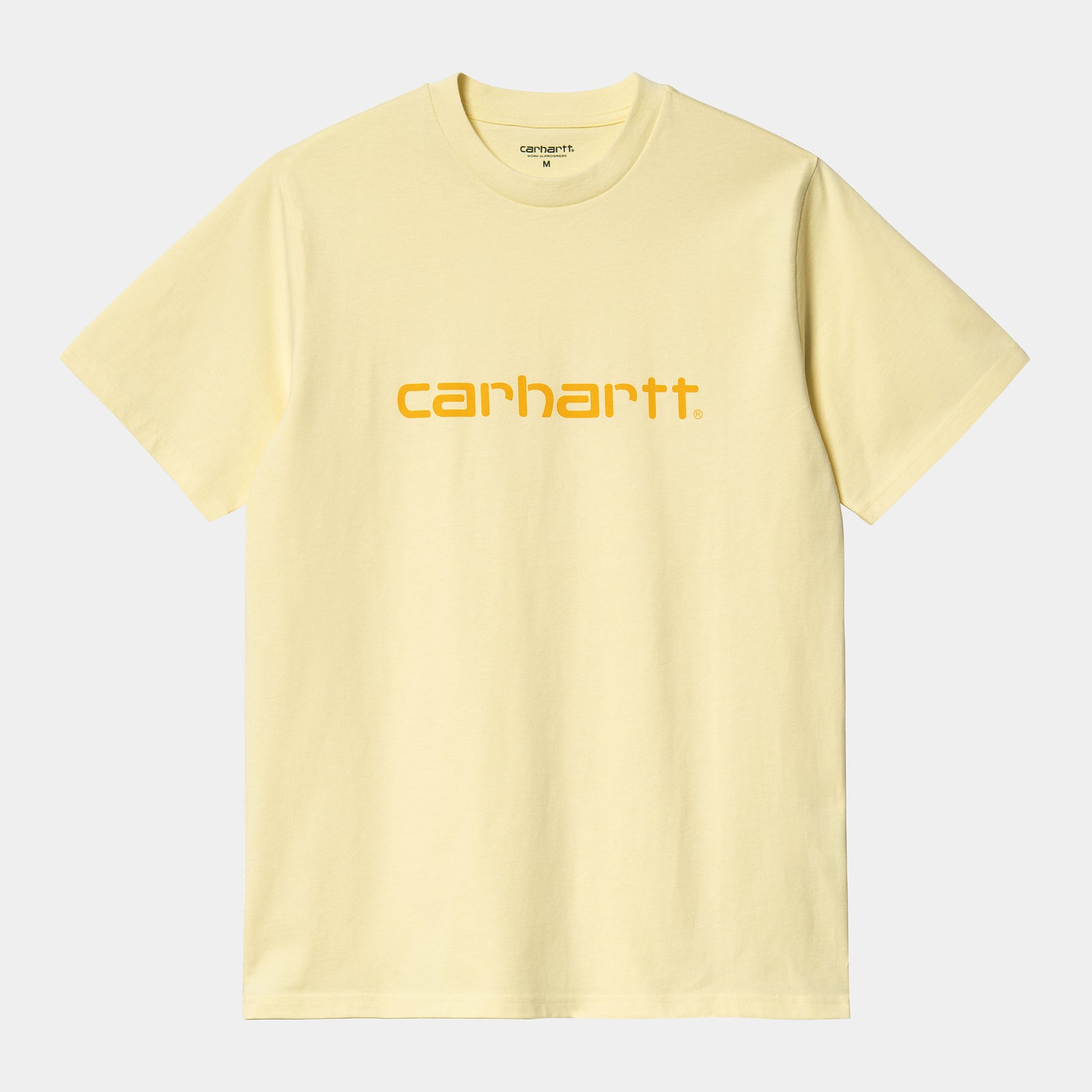 Carhartt WIP Script T-Shirt - Soft Yellow / Popsicle