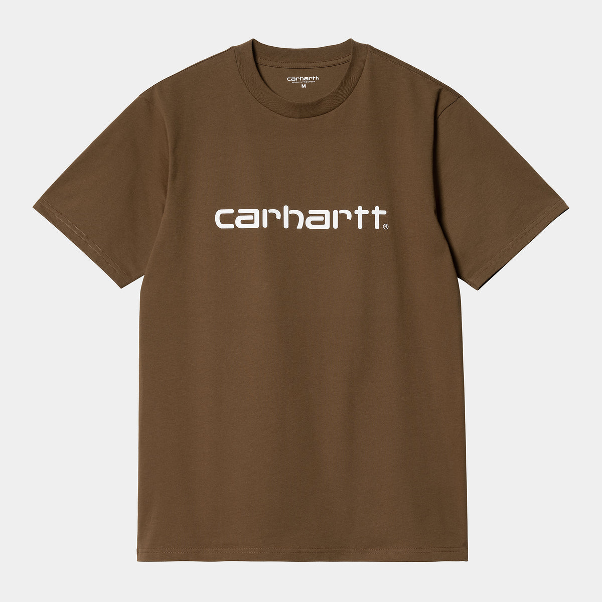 Carhartt WIP S/S Script Tee - Tamarind / White
