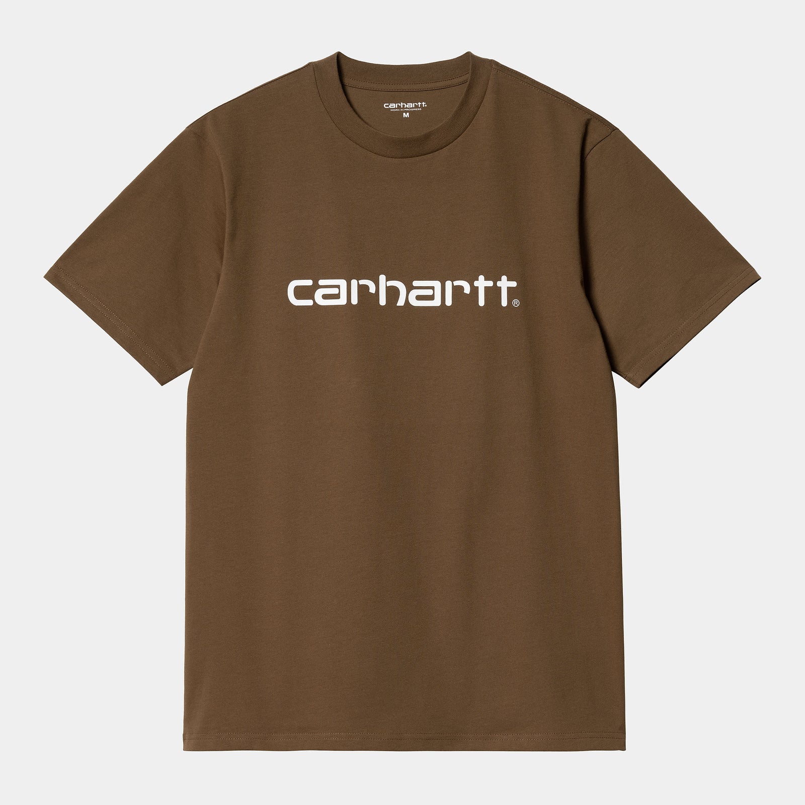 Carhartt WIP S/S Script Tee - Tamarind / White