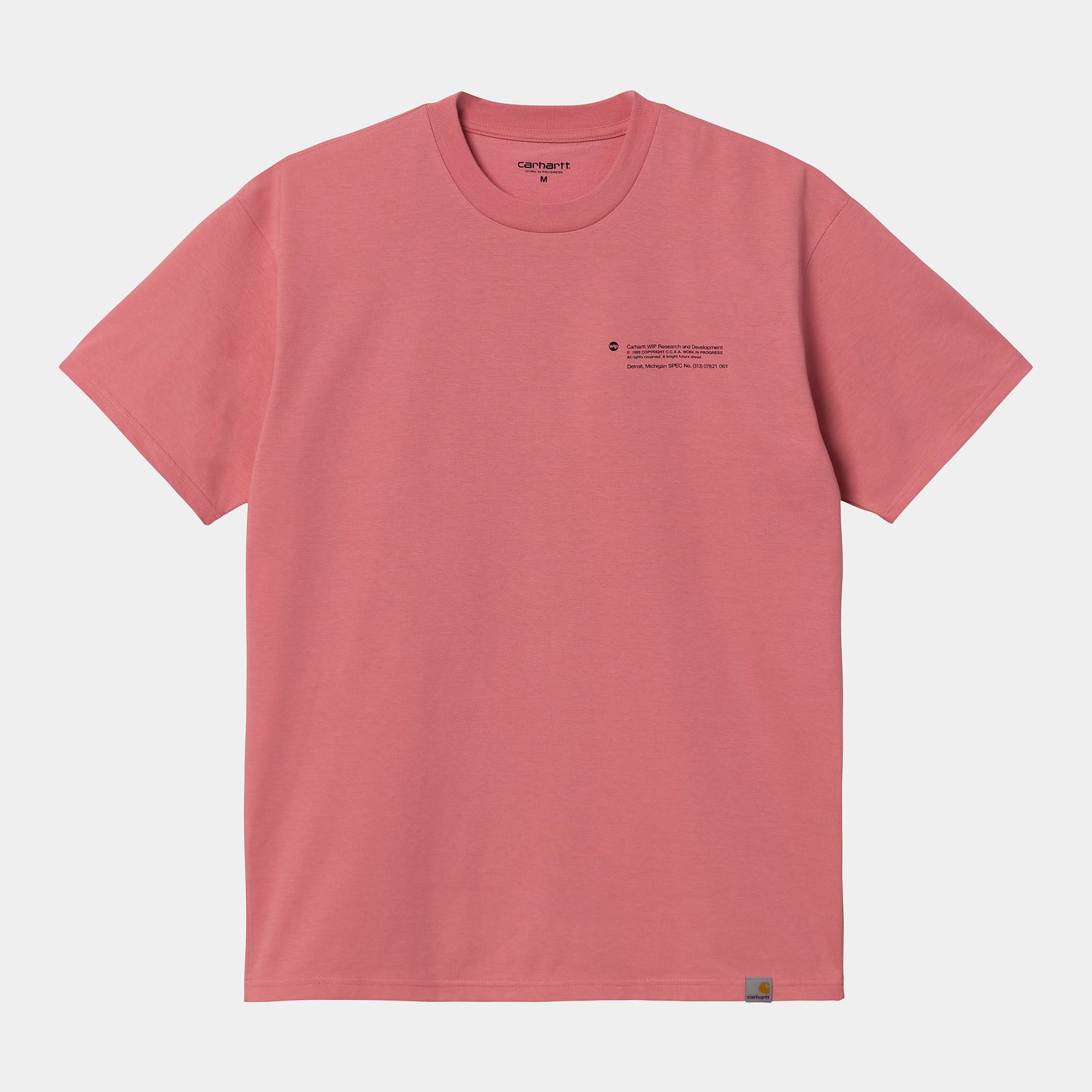 Carhartt WIP Structures T-Shirt - Pink / Black
