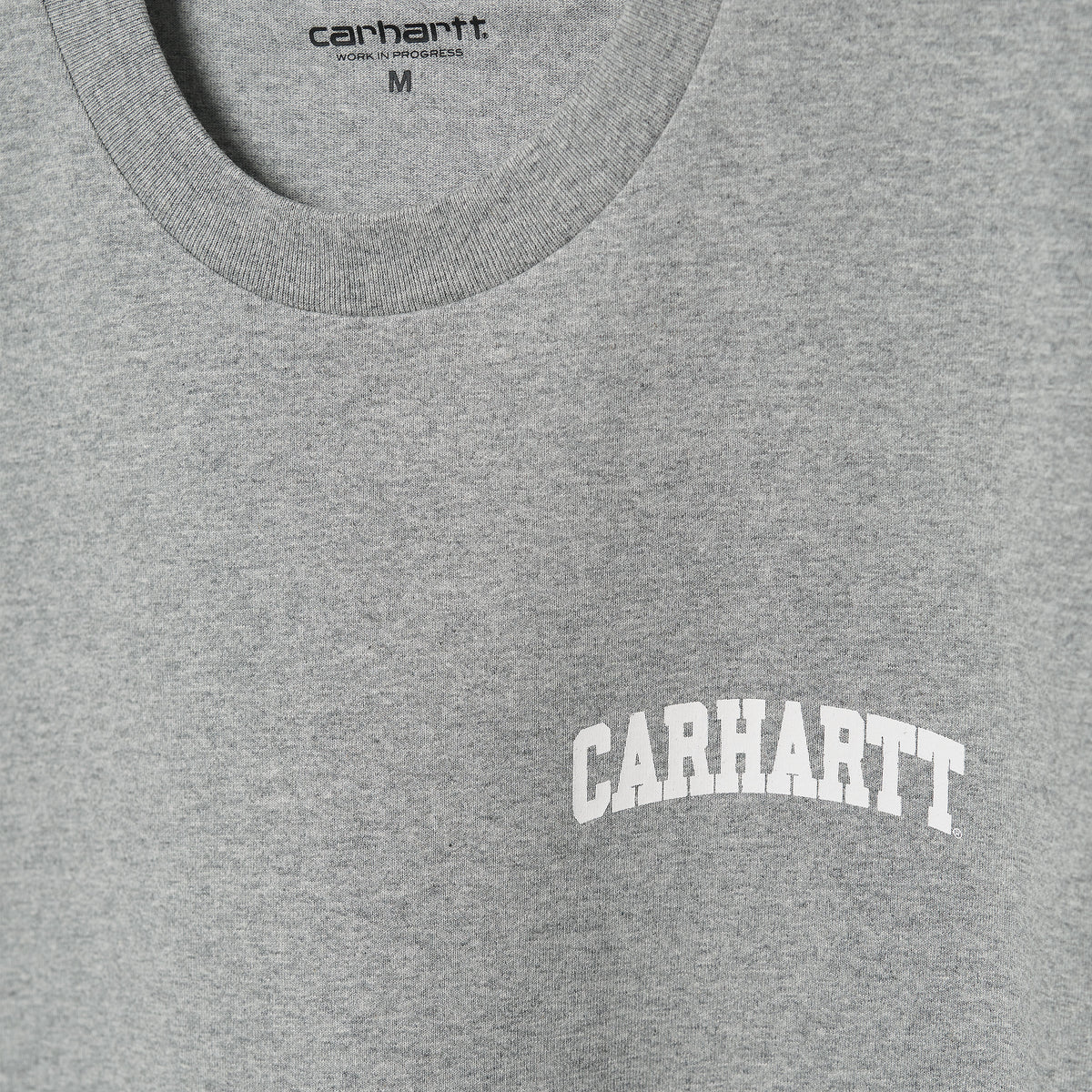 Carhartt WIP University Script T-Shirt - Grey Heather