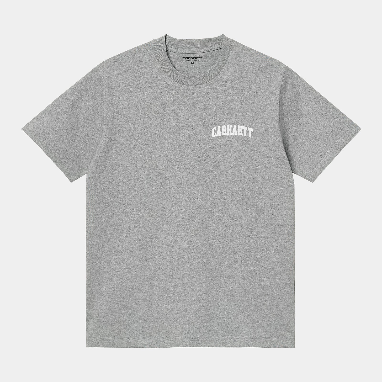 Carhartt WIP University Script T-Shirt - Grey Heather
