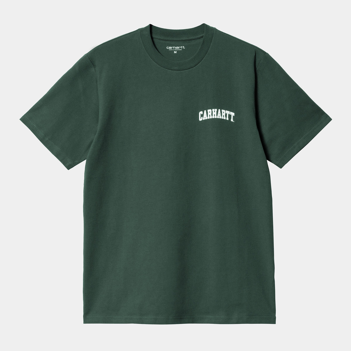 Carhartt WIP University Script T-Shirt - Juniper / White
