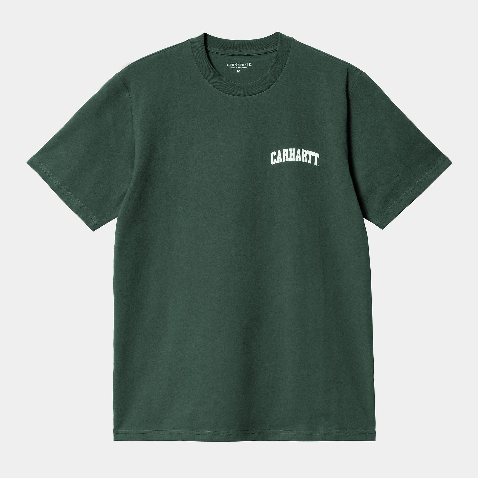 Carhartt WIP University Script T-Shirt - Juniper / White