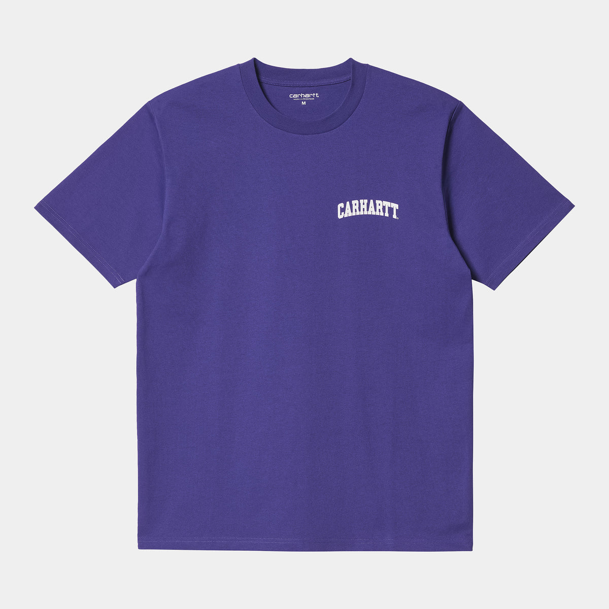 Carhartt WIP University Script T-Shirt - Razzmic / White